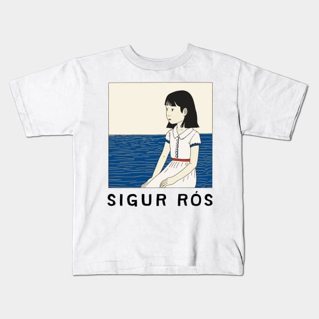 Sigur Rós ------ Original Fan Art Design Kids T-Shirt by unknown_pleasures